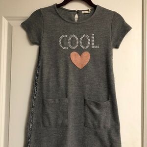 Grey Sweater Dress (Girls)‎